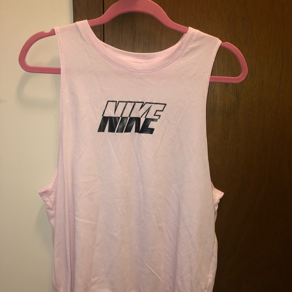 Pink Nike cutoff. Size Large